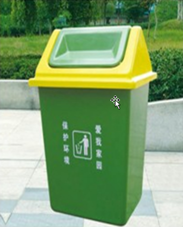 遂宁玻璃钢垃圾桶LK-45485