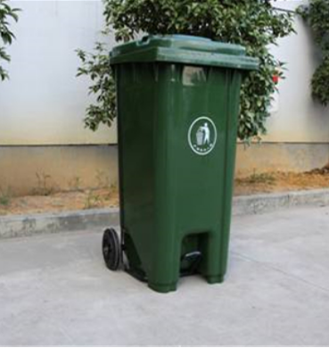 喀什240L脚踏式塑料垃圾桶